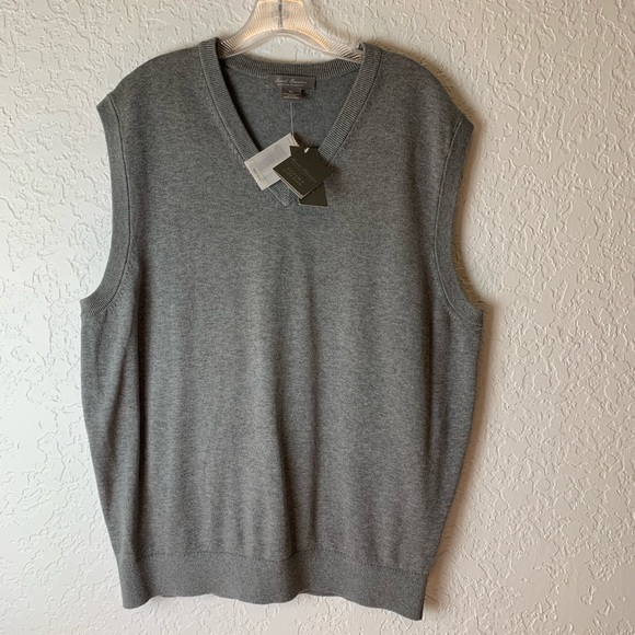 Daniel Cremieux Other - Daniel Cremieux gray sweater vest NWT XL cotton
